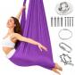Balan�oire de Yoga � Suspendre 150 kg Max Violet Fonc� Polyester