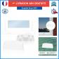 Ante bellum Lot de 20 capuchons de vidange fen�tre 36 mm blanc PVC