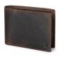 Portefeuille Homme en Cuir RFID Porte cartes Bagages Sacs Marron Terre