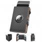 Portefeuille pour Homme Apple Airtag RFID Smart Wallet M�tal A005 noir et Orange