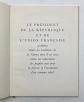 Ren� Coty Le Pr�sident de la R�publique et de l Union Fran�aise 1953 TBE