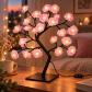 Lampe de Table Rose Fleur Arbre de Bureau D�cor Maison pour Mariage No�l 31x13cm