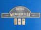 Playmobil Western   Mercantile  autocollant   Sticker Maison Western