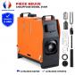 Chauffage Diesel D'Air 12V 8KW T�l�commande 1 �vent Interrupteur LCD