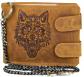 Portefeuille Biker Homme en Cuir V�ritable Vintage avec Cha�ne Design Pratique