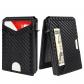 Portefeuille homme fibre carbone RFID blocage multiples emplacements SECRID