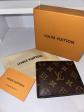 Louis Vuitton Portefeuille Homme Bifold cuir monogram marron beige cartes