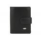 Portefeuille Homme en Cuir V�ritable Fermeture � Bouton Noir