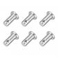 M6x12 mm Goupilles � Trou Unique de Verrouillage Acier Inoxydable 6 Pi�ces