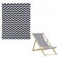 Tissu de Rechange pour Chaise de Plage 116 x 42 cm de Rechange Simple Jardin