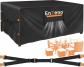 Housses de Meubles de Jardin Imperm�ables 250 x 150 x 90 cm en Rotin Noir Black