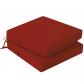 Coussins de Chaise pour l'Ext�rieur 40x40 Bordeaux Mousse Haute Densit� Lot de 2