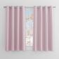 Rideaux Occultants Lot de 2 Rideau Thermique � Oeillets Rose Clair Tissu Uni
