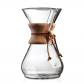 Cafeti�re Verre 10 Tasses Poign�e Bois 1,25 l Clair Unique Classique