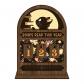 Compteur de Livres en Forme de Chat Noir D�coration de Biblioth�que en Bois