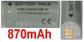 Batteries 870 mAh type NB 9L NB9L pour Canon Digital IXUS 1000 HS