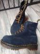 Dr. Martens Bottes combat bleu daim lacets Made in England EU 38 UK 5