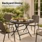 Table ronde pliable en plastique 80cm   Jardin, balcon, int�rieur