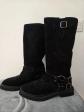 Bottes en daim � boucles Alma en Pena   Taille 39   Noir