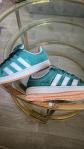adidas Campus homme daim vert-blanc, tige basse, lacets, EU 36