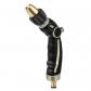 Pistolet d'Arrosage avec Buse en Laiton Noir Gris Plastique Tuyau Haute Pression