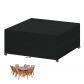 Housse de Salon de Jardin Exterieur Protection Table Noir 200 x 140 x 90 cm Uni