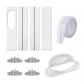 Kit de Fen�tre pour Climatiseur Portable avec Couplage Universel Blanc