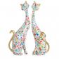 Sculptures d'Art en R�sine Statue de Chat D�coration Maison Vintage Lot de 2