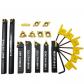 d'Outils de Tournage de 16 mm 7 Pi�ces de Porte Outils de Tournage 21 Pi�ces