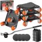 Furniture Mover Ultra avec 10 Roues Outil de D�m�nagement d'Articles Noir