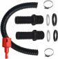 Kit de Raccordement pour Citerne de Pluie 25 mm Noir Plastique R�servoirs d'Eau