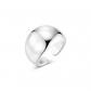 Bague Femme argent� Large Chunky Ouvert Ajustable M�tal F argent