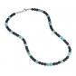 Collier Pierre Onyx pour Hommes Collier Turquoise Africaine 60 cm