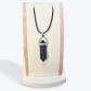 Pendentif Pierre De Lave Pointe   Pierre naturelle veritable   TATUM Cristal
