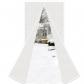Magn�tique Rideau de Porte Isolant Thermique 95x205 cm Blanc EVA Moderne