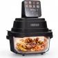 Friteuse Air Chaud 4L Verre Visibilit� 360� Grill R�tir Cuire