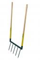 Biogrif Grelinette 5 Dents Soud�es Naturovert 40 cm Acier Bois B�ches