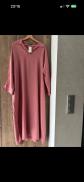 Robe Abaya Gandoura Femme Moderne Fluide Couleur Vieux Rose   Neuve Style Ample