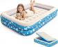 DeeprBling 2 en 1 Matelas Gonflable Enfant, Lit Gonflable, 158�99�25 cm