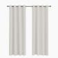 120 x 150 cm Blanc Ivoire Rideau Occultant de Chambre � Coucher Polyester Uni