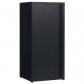 Armoire de Rangement en M�tal avec une Porte Noir 87,8x35x40 cm Contemporain