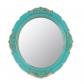 Miroir Mural D�coratif Vintage � Suspendre pour Chambre � Coucher Salon Bleu