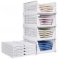 Rangement Vetement Plastique Organisateur Armoire Lot de 8 Blanc Polypropyl�ne