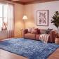 Tapis Traditionnel pour Salon Salle � Manger Chambre � Coucher Marine Ivoire