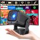 Vid�oprojecteur Mini, Apps Int�gr�es, Wifi 6 Bluetooth5.4, R�troprojecteur Porta