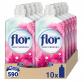 Adoucissants pour Linge Concentr� Parfum Oc�anique Jusqu'� 530 Doses Lot de 10