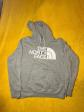 The North Face sweat � capuche homme gris S logo