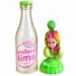Bouteille vintage avec poup�e Liddle Kiddles Mattel   Luscious Lime