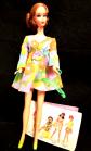 Barbie VTG tenue Flower Wower MOD ERA Mattel 1970  BE, sans poup�e