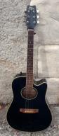 Guitare �lectro acoustique noire 6 cordes ALLIANCE VP